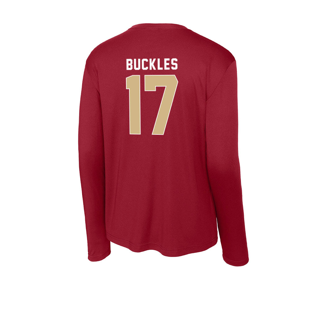 FSU - NCAA Baseball : Charlie Buckles - Activewear Long Sleeve T-Shirt-1
