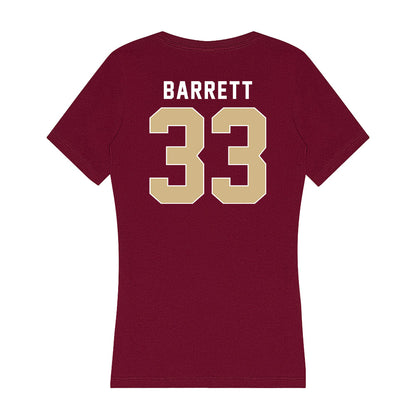FSU - NCAA Baseball : Ben Barrett - Women's V-Neck T-Shirt-1
