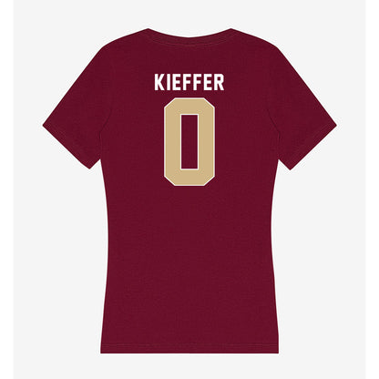 FSU - NCAA Women's Volleyball : Callie Kieffer - Women's V-Neck T-Shirt-1