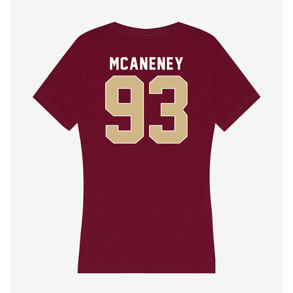 FSU - NCAA Football : Conor McAneney - Women's V-Neck T-Shirt-1