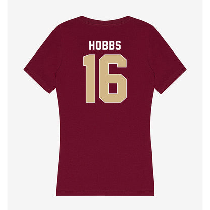 FSU - NCAA Football : Karson Hobbs - Women's V-Neck T-Shirt-1