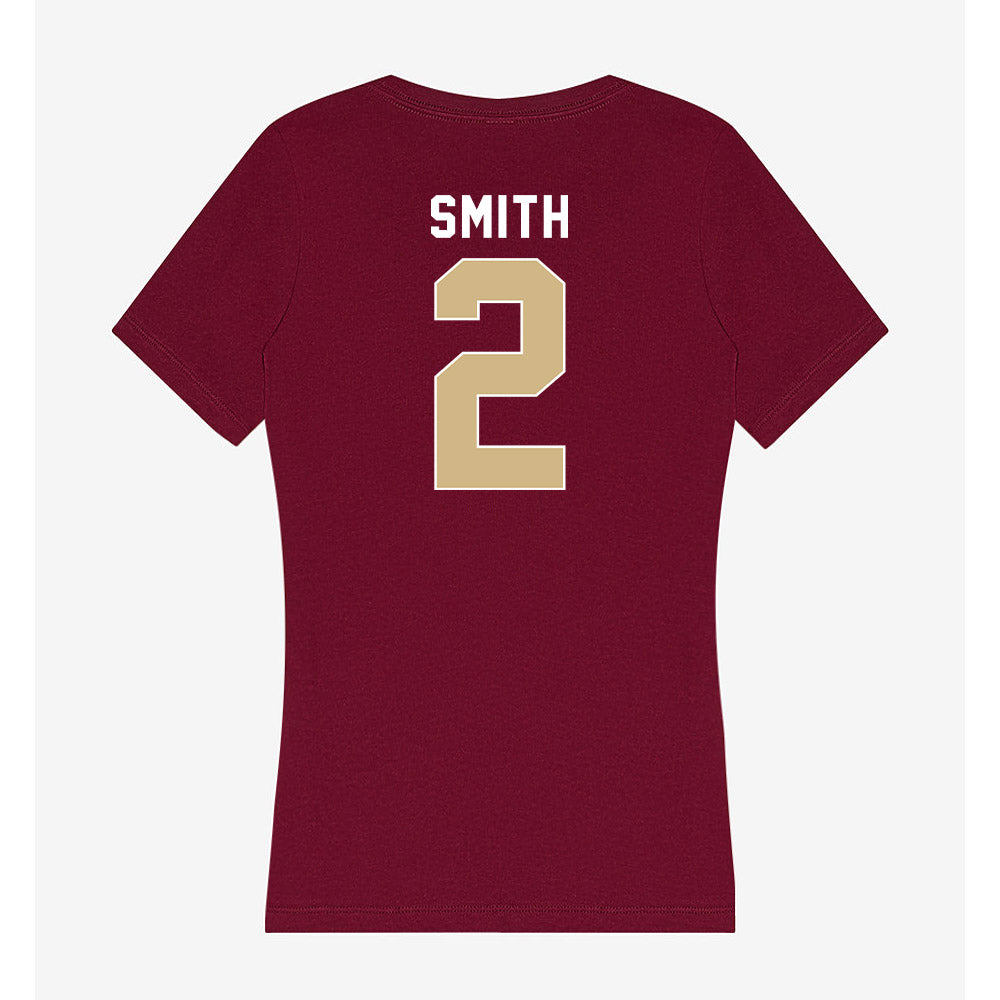 FSU - NCAA Women's Lacrosse : Ruby Smith - Women's V-Neck T-Shirt-1