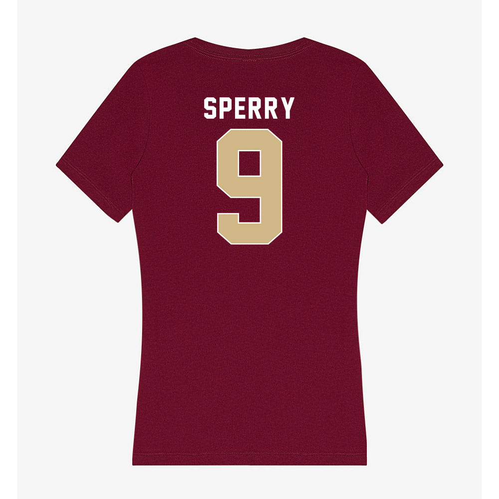 FSU - NCAA Football : Kevin Sperry - Women's V-Neck T-Shirt-1