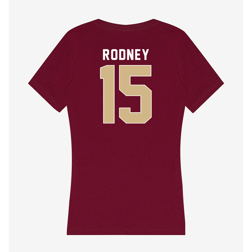 FSU - NCAA Women's Soccer : Anniyah Rodney - Women's V-Neck T-Shirt-1