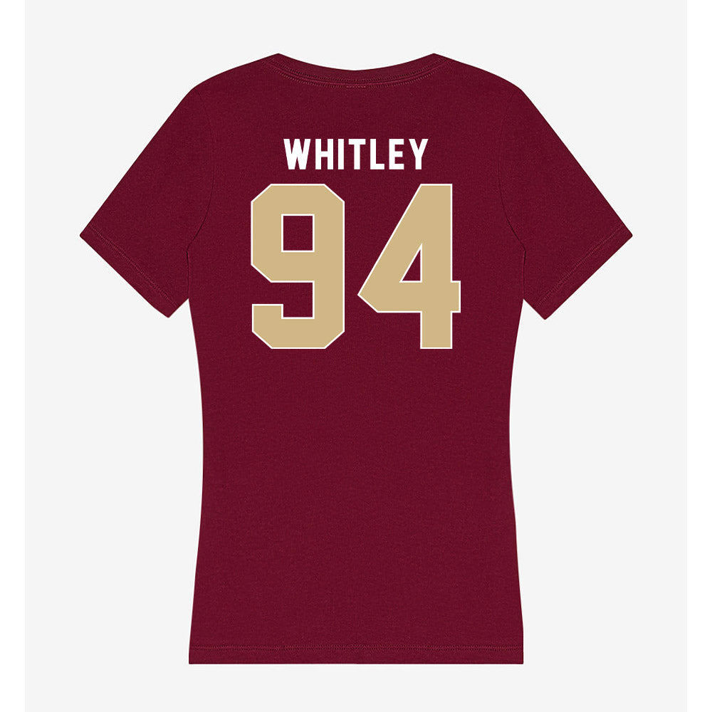 FSU - NCAA Football : Franklin Whitley - Women's V-Neck T-Shirt-1