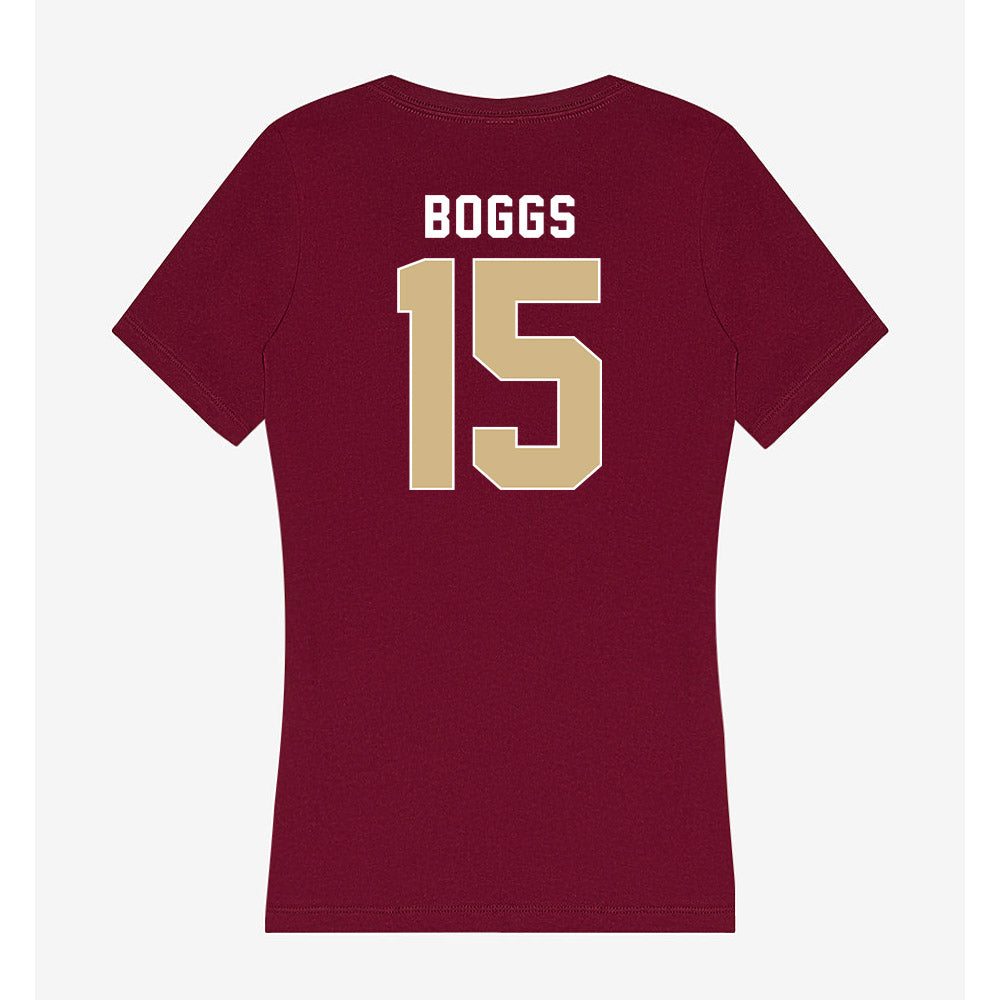 FSU - NCAA Football : Jayvan Boggs - Women's V-Neck T-Shirt-1