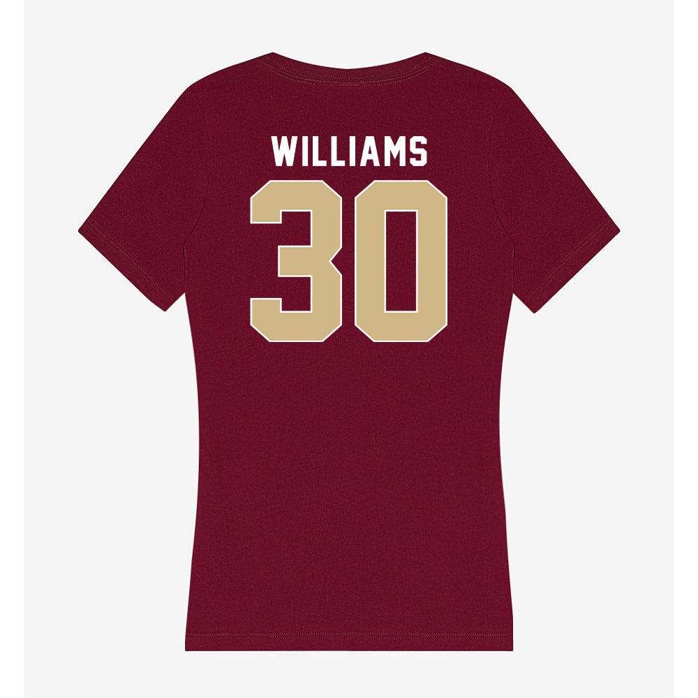 FSU - NCAA Football : Izayia Williams - Women's V-Neck T-Shirt-1
