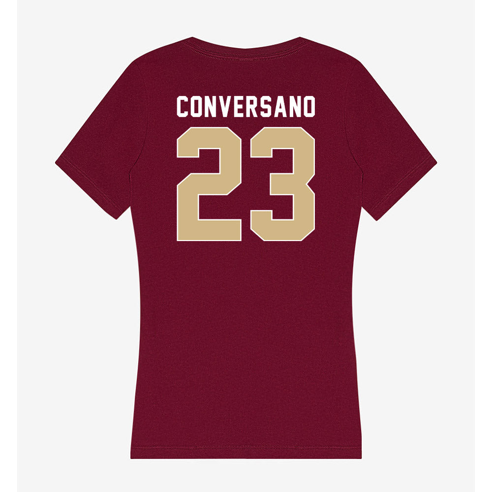 FSU - NCAA Women's Lacrosse : Mackenzie Conversano - Women's V-Neck T-Shirt-1