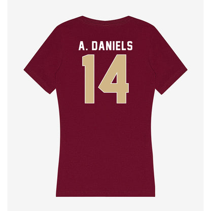 FSU - NCAA Football : Ashton Daniels - Women's V-Neck T-Shirt-1