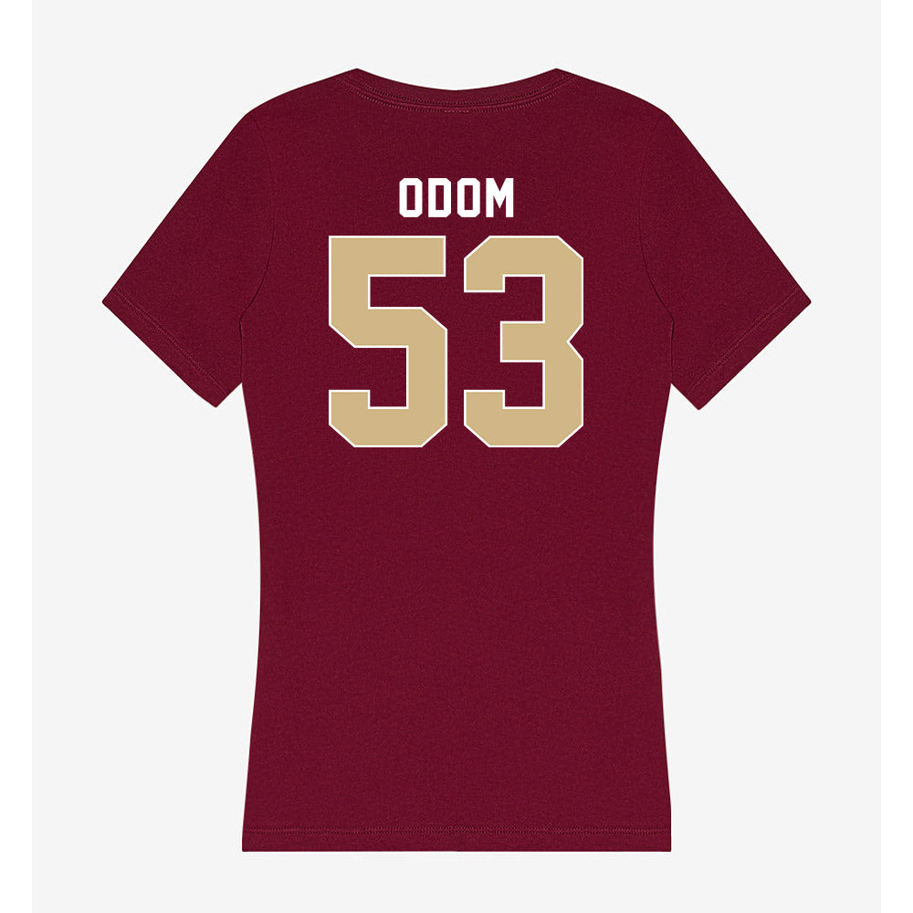 FSU - NCAA Baseball : Cam Odom - Women's V-Neck T-Shirt-1