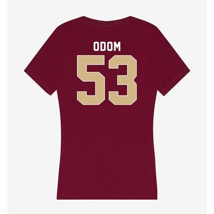 FSU - NCAA Baseball : Cam Odom - Women's V-Neck T-Shirt-1