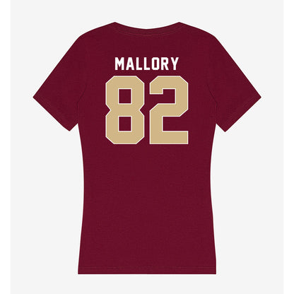 FSU - NCAA Football : Teriq Mallory - Women's V-Neck T-Shirt-1