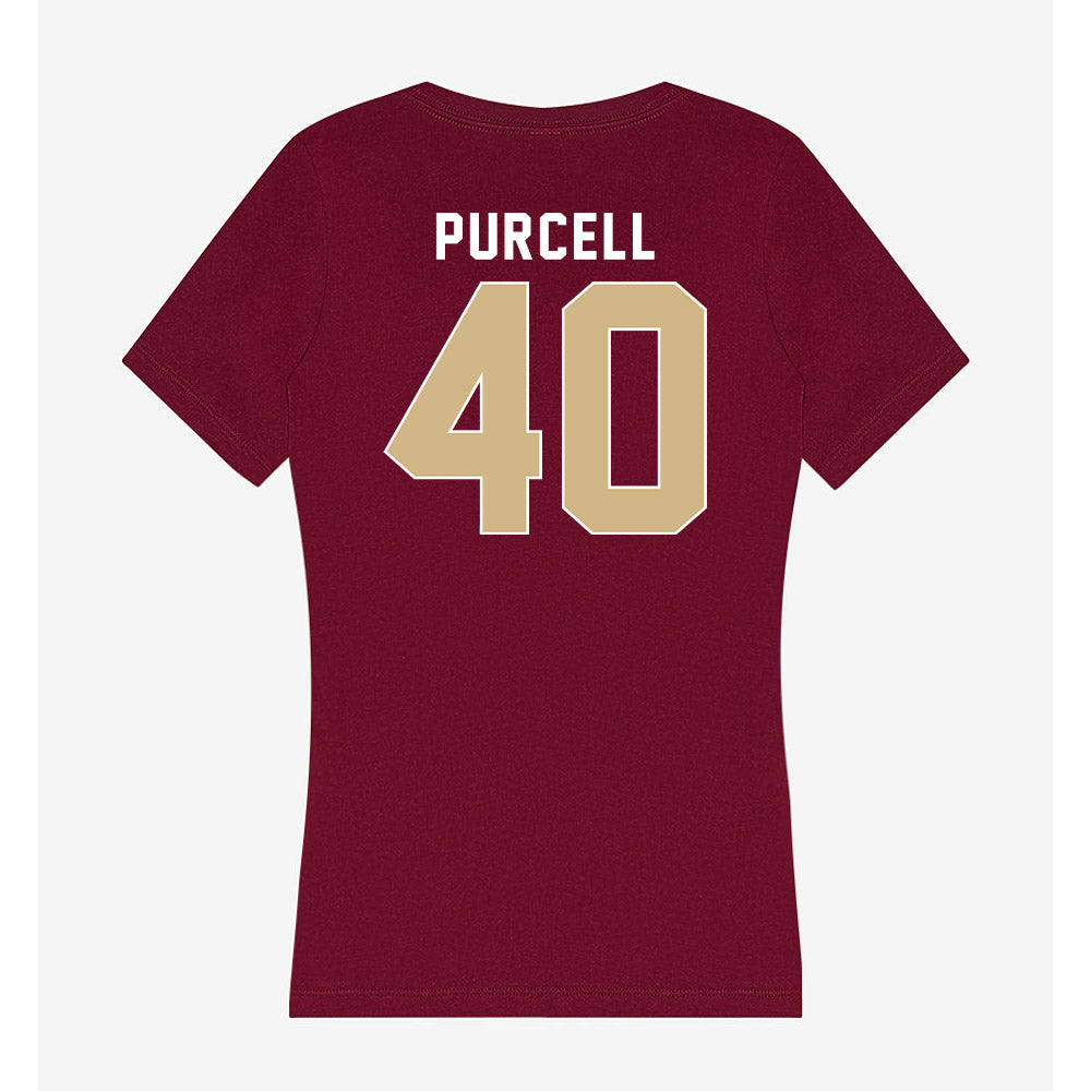 FSU - NCAA Baseball : Brodie Purcell - Women's V-Neck T-Shirt-1