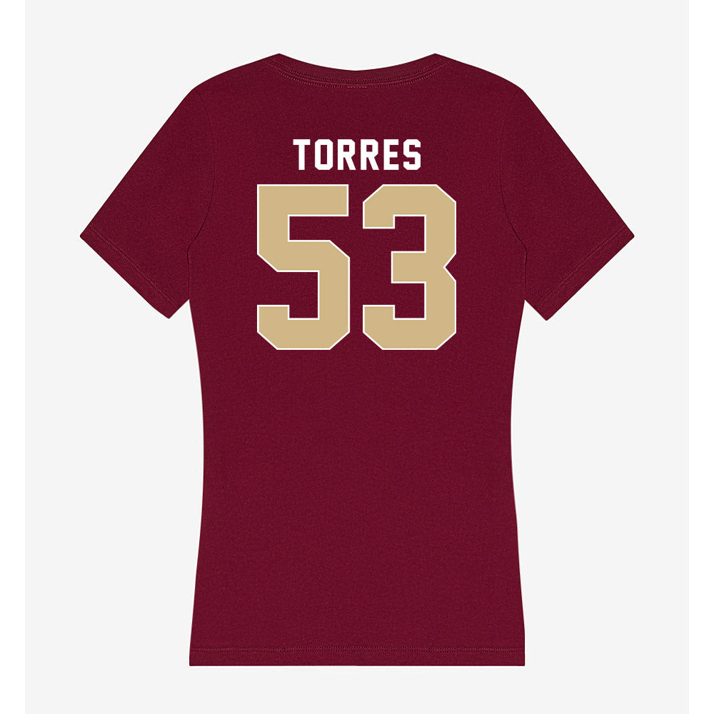 FSU - NCAA Football : Brandon Torres - Women's V-Neck T-Shirt-1