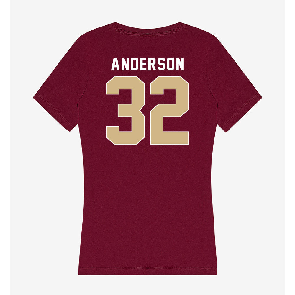 FSU - NCAA Football : Jalen Anderson - Women's V-Neck T-Shirt-1