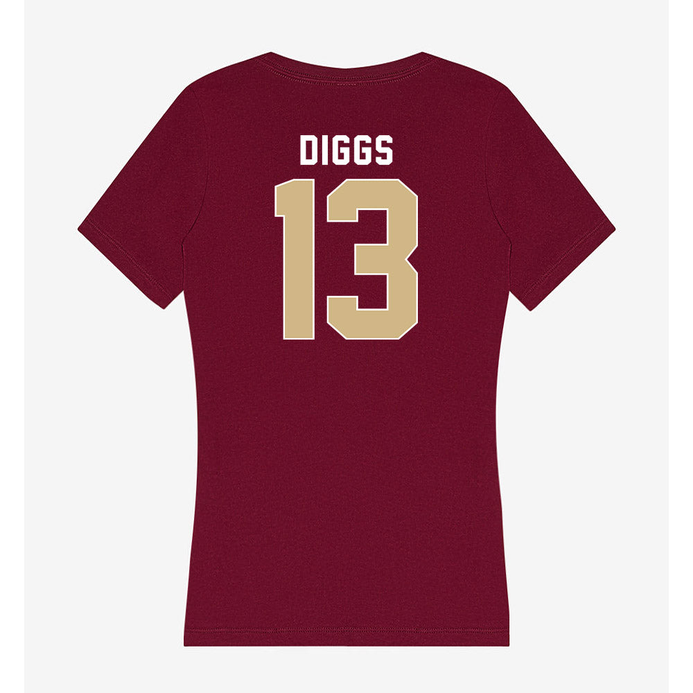 FSU - NCAA Football : Deamontae Diggs - Women's V-Neck T-Shirt-1