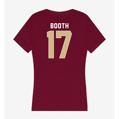 FSU - NCAA Women's Lacrosse : Hadley Booth - Women's V-Neck T-Shirt-1
