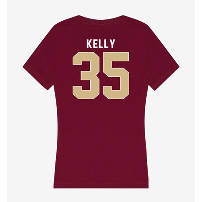 FSU - NCAA Women's Lacrosse : Caroline Kelly - Women's V-Neck T-Shirt-1