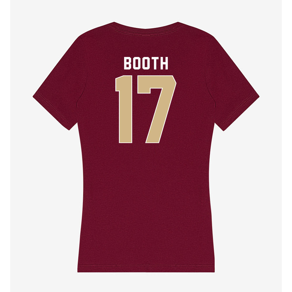 FSU - NCAA Women's Lacrosse : Hadley Booth - Women's V-Neck T-Shirt-1