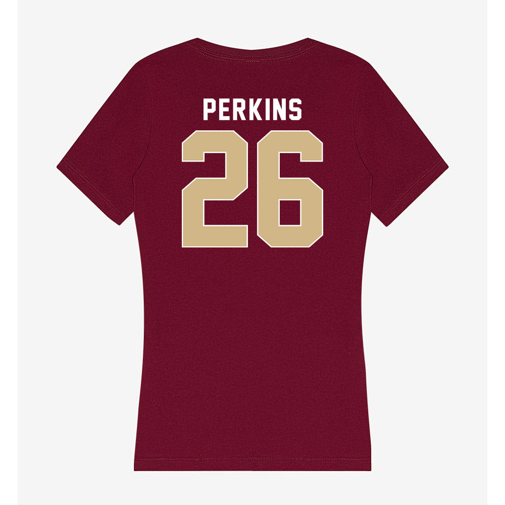 FSU - NCAA Women's Lacrosse : Brynn Perkins - Women's V-Neck T-Shirt-1