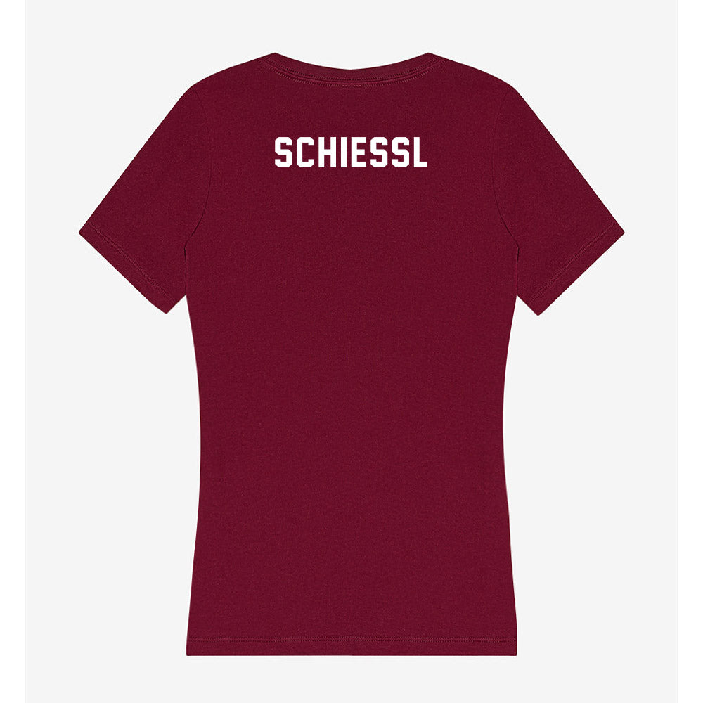 FSU - NCAA Men's Tennis : Erik Schiessl - Women's V-Neck T-Shirt-1