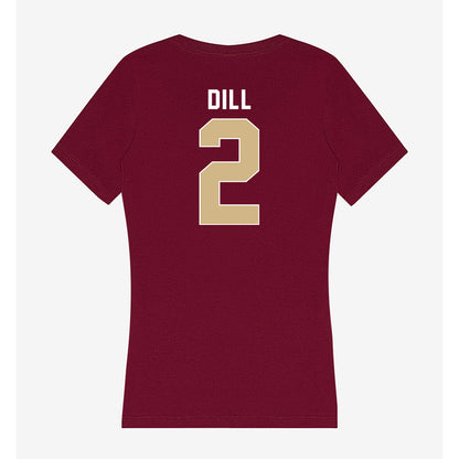 FSU - NCAA Women's Soccer : Ryana Dill - Women's V-Neck T-Shirt-1