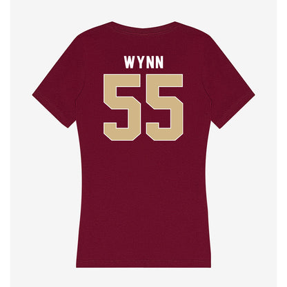 FSU - NCAA Football : Kevin Wynn - Women's V-Neck T-Shirt-1