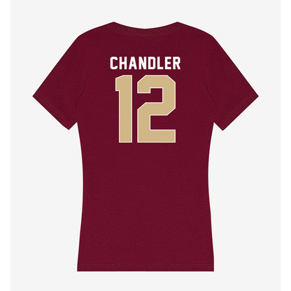 FSU - NCAA Football : Nehemiah Chandler - Women's V-Neck T-Shirt-1