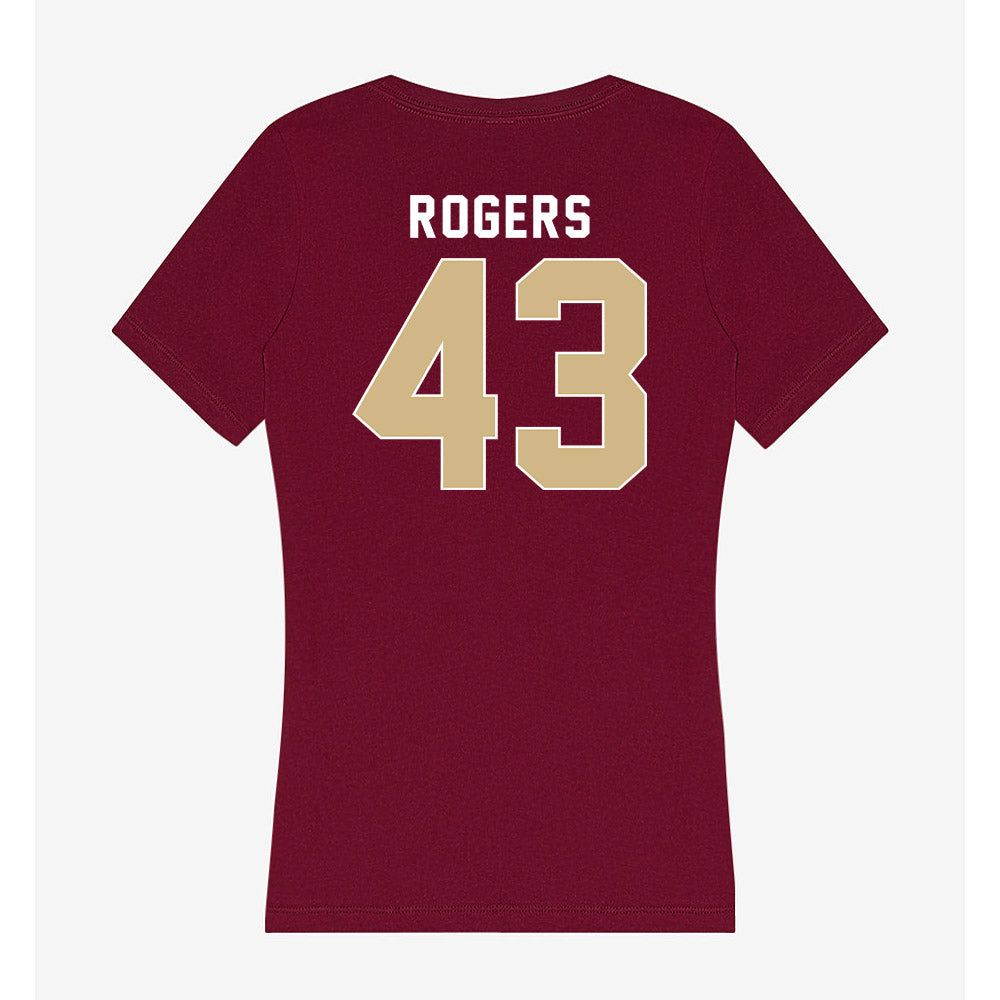 FSU - NCAA Football : Trent Rogers - Women's V-Neck T-Shirt-1