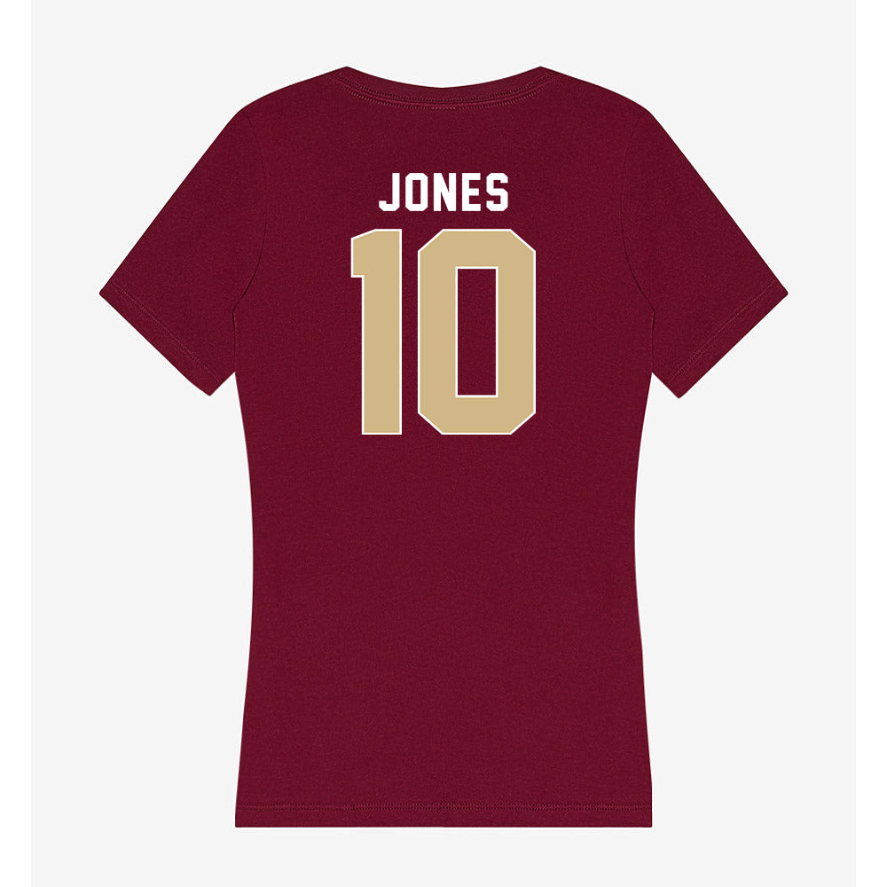 FSU - NCAA Football : Chris Jones - Women's V-Neck T-Shirt-1
