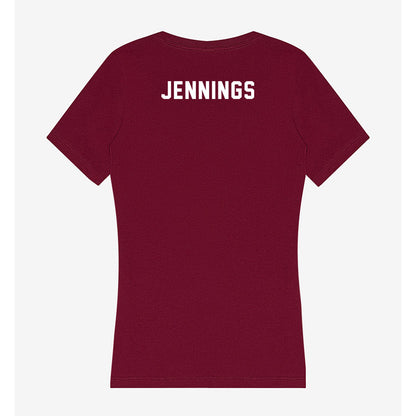 FSU - NCAA Women's Swimming & Diving : Eden Jennings - Women's V-Neck T-Shirt-1