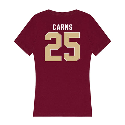 FSU - NCAA Baseball : Hunter Carns - Women's V-Neck T-Shirt-1