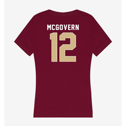 FSU - NCAA Women's Soccer : Peyton McGovern - Women's V-Neck T-Shirt-1