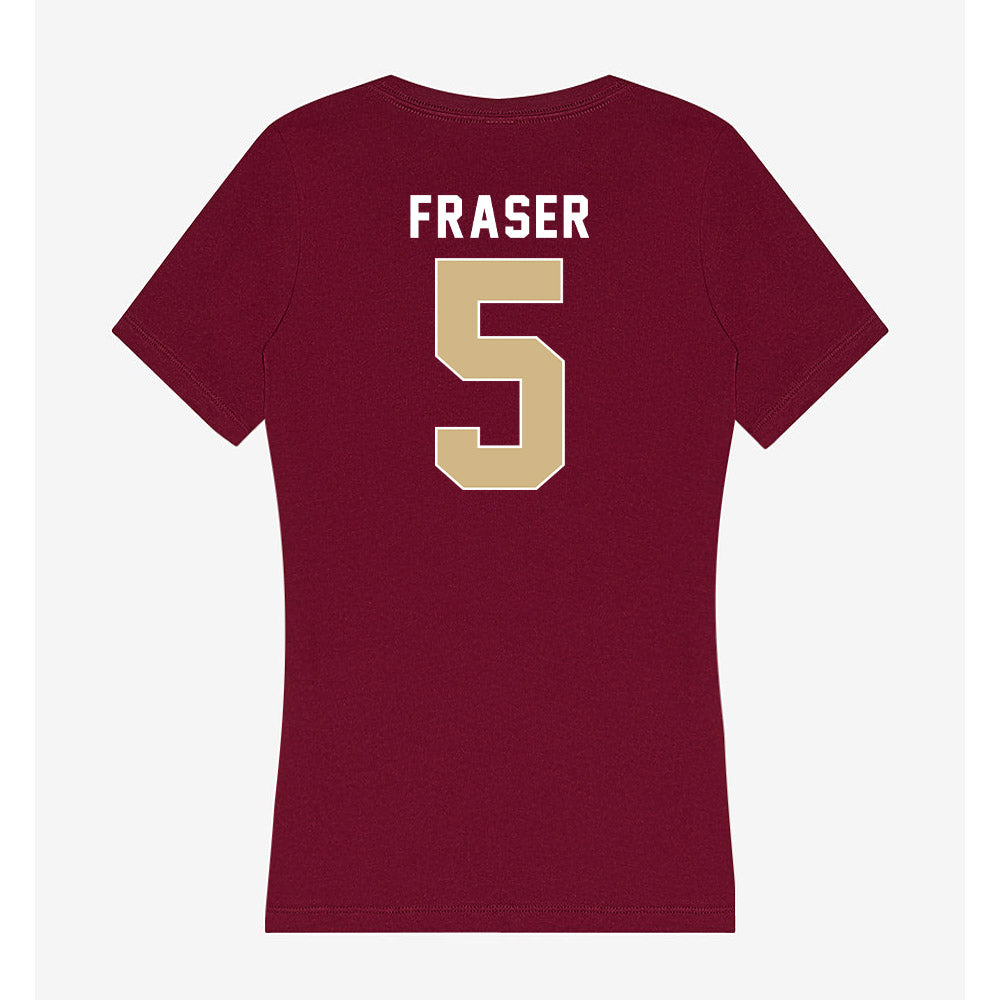 FSU - NCAA Baseball : Gabe Fraser - Women's V-Neck T-Shirt-1