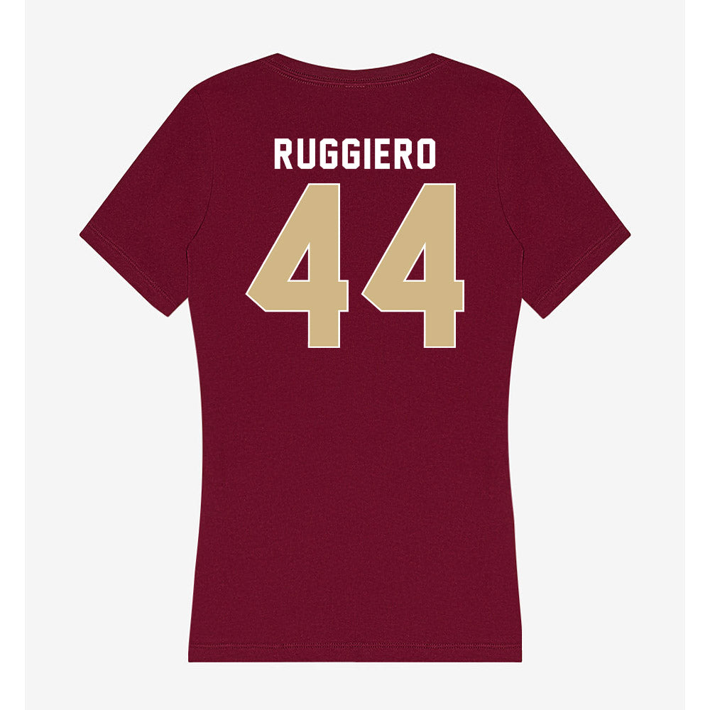 FSU - NCAA Softball : Bella Ruggiero - Women's V-Neck T-Shirt-1