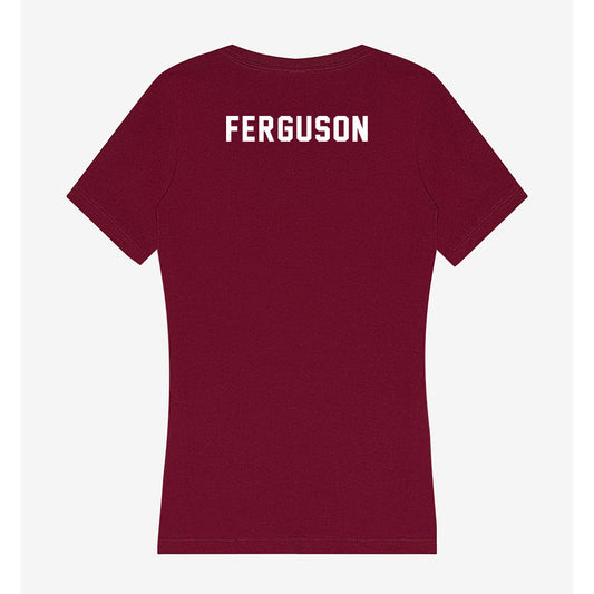 FSU - NCAA Women's Track & Field : Takiyah Ferguson - Women's V-Neck T-Shirt-0