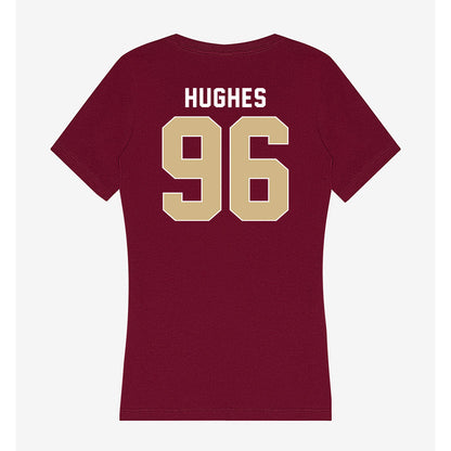 FSU - NCAA Football : Daniel Hughes - Women's V-Neck T-Shirt-1