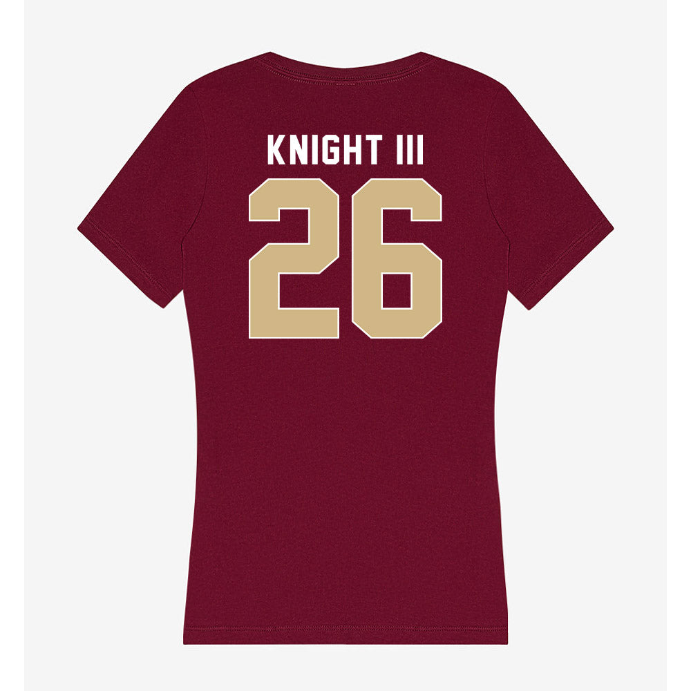 FSU - NCAA Football : Ricky Knight III - Women's V-Neck T-Shirt-1