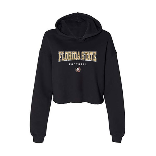 FSU - NCAA Football : Darin Townsend - Women's Crop Fleece Hooded Sweatshirt-0