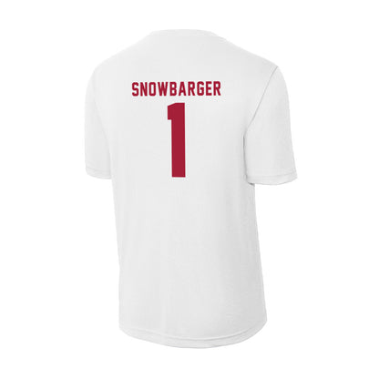 Indiana - NCAA Women's Volleyball : Sara Snowbarger - Activewear T-Shirt-1