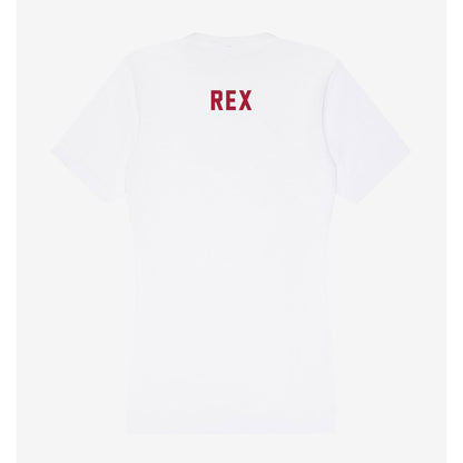 Indiana - NCAA Cheerleading : Emily Rex - Women's V-Neck T-Shirt-1