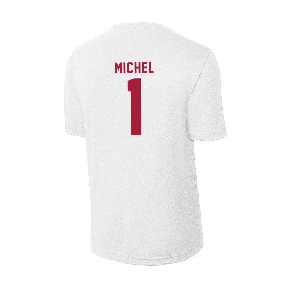 Indiana - NCAA Men's Soccer : Judewellin Michel - Activewear T-Shirt-1