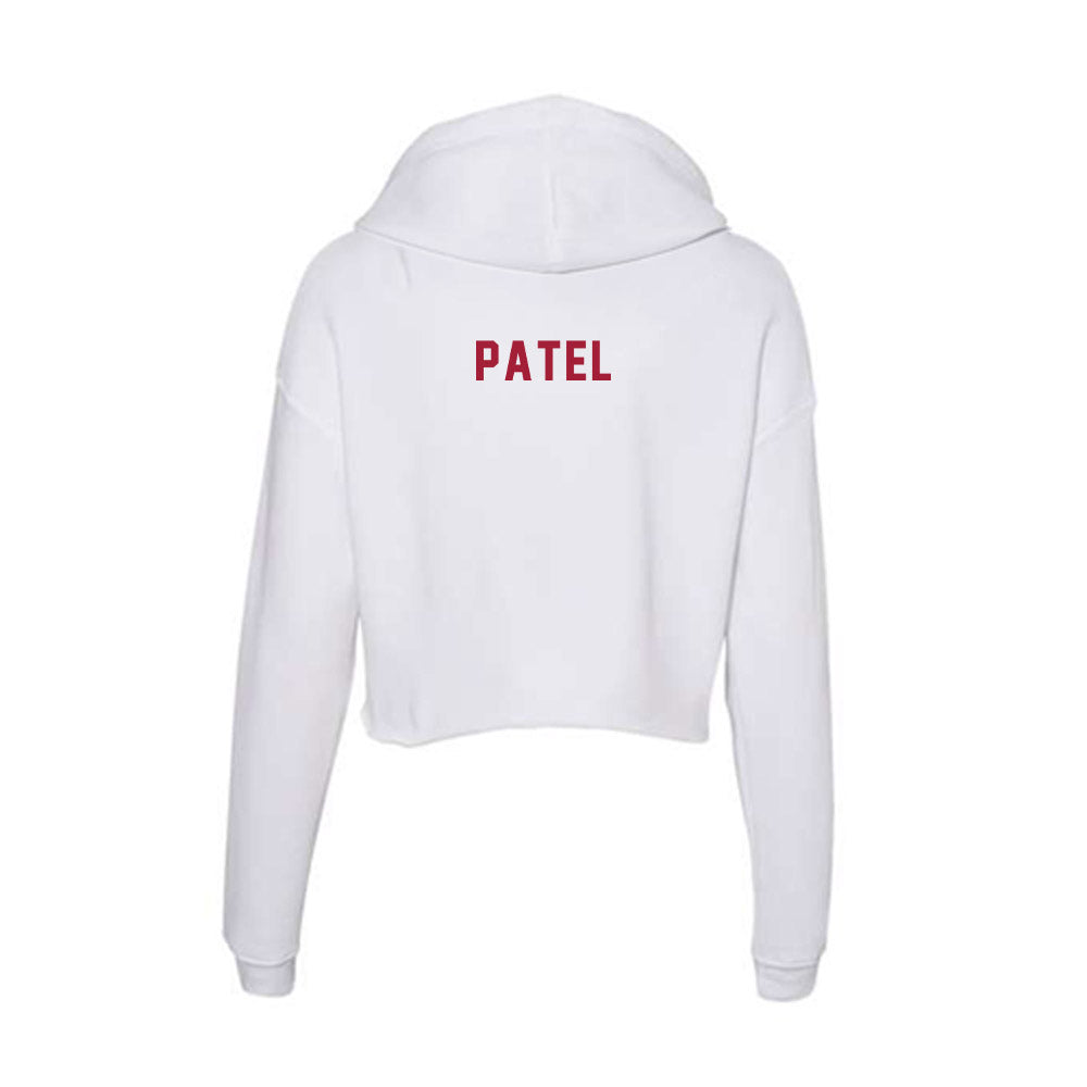 Indiana - NCAA Cheerleading : Khushi Patel - Women's Crop Fleece Hoodie-1