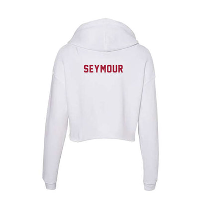 Indiana - NCAA Cheerleading : Chloe Seymour - Women's Crop Fleece Hoodie-1