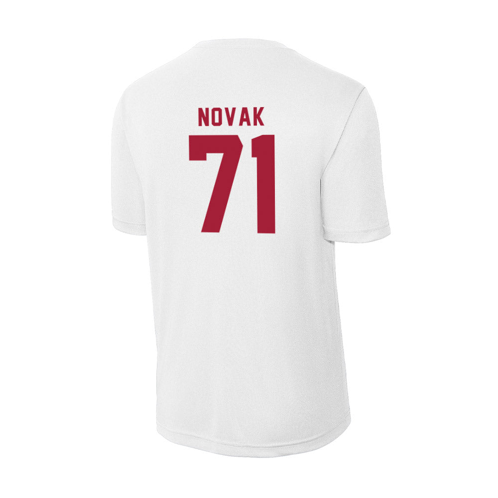 Indiana - NCAA Football : Benjamin Novak - Activewear T-Shirt-1