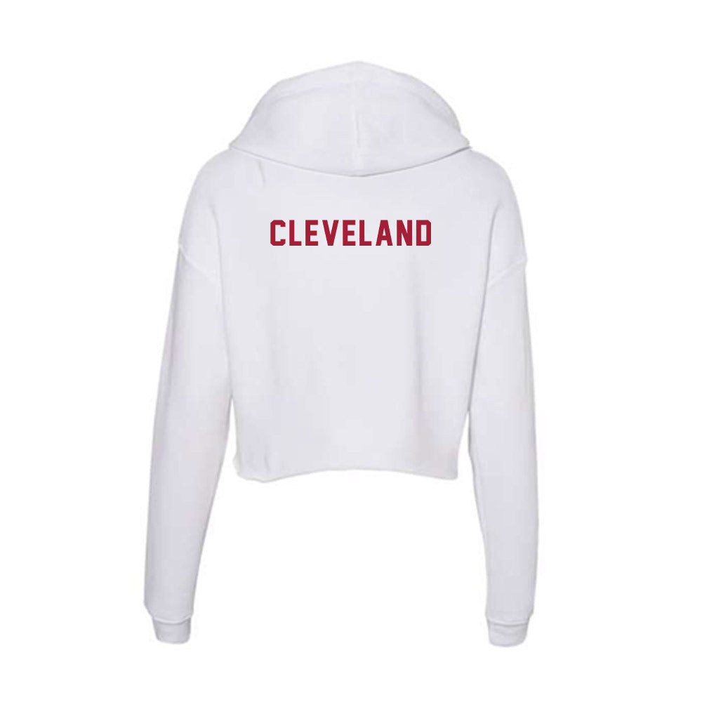 Indiana - NCAA Cheerleading : Olivia Cleveland - Women's Crop Fleece Hoodie-1