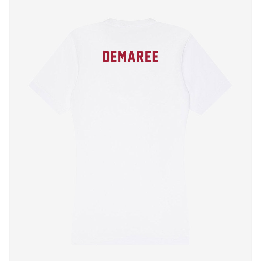 Indiana - NCAA Cheerleading : Kylie Demaree - Women's V-Neck T-Shirt-1