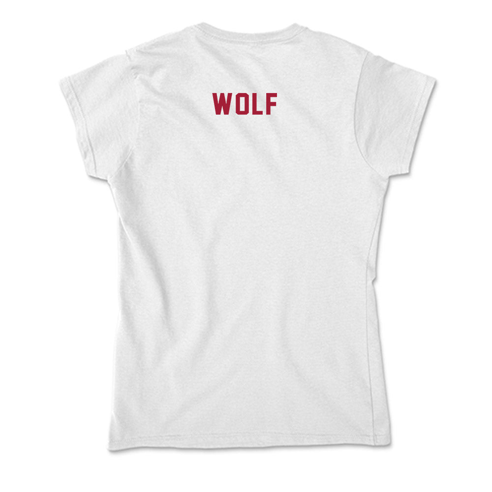 Indiana - NCAA Cheerleading : Katie Wolf - Soft Style Women’s T-Shirt-1