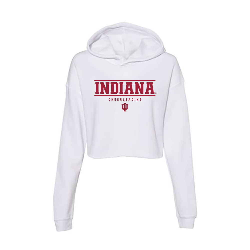Indiana - NCAA Cheerleading : Hope Gibson - Women's Crop Fleece Hoodie-0