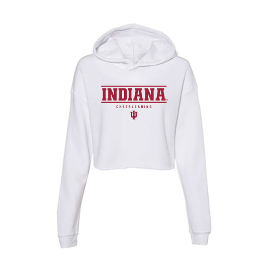 Indiana - NCAA Cheerleading : Hope Gibson - Women's Crop Fleece Hoodie-0